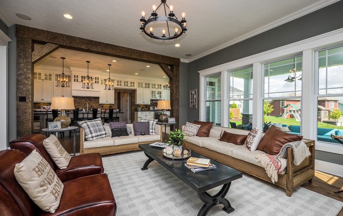 Napa luxury home living room – Infinity Custom Homes