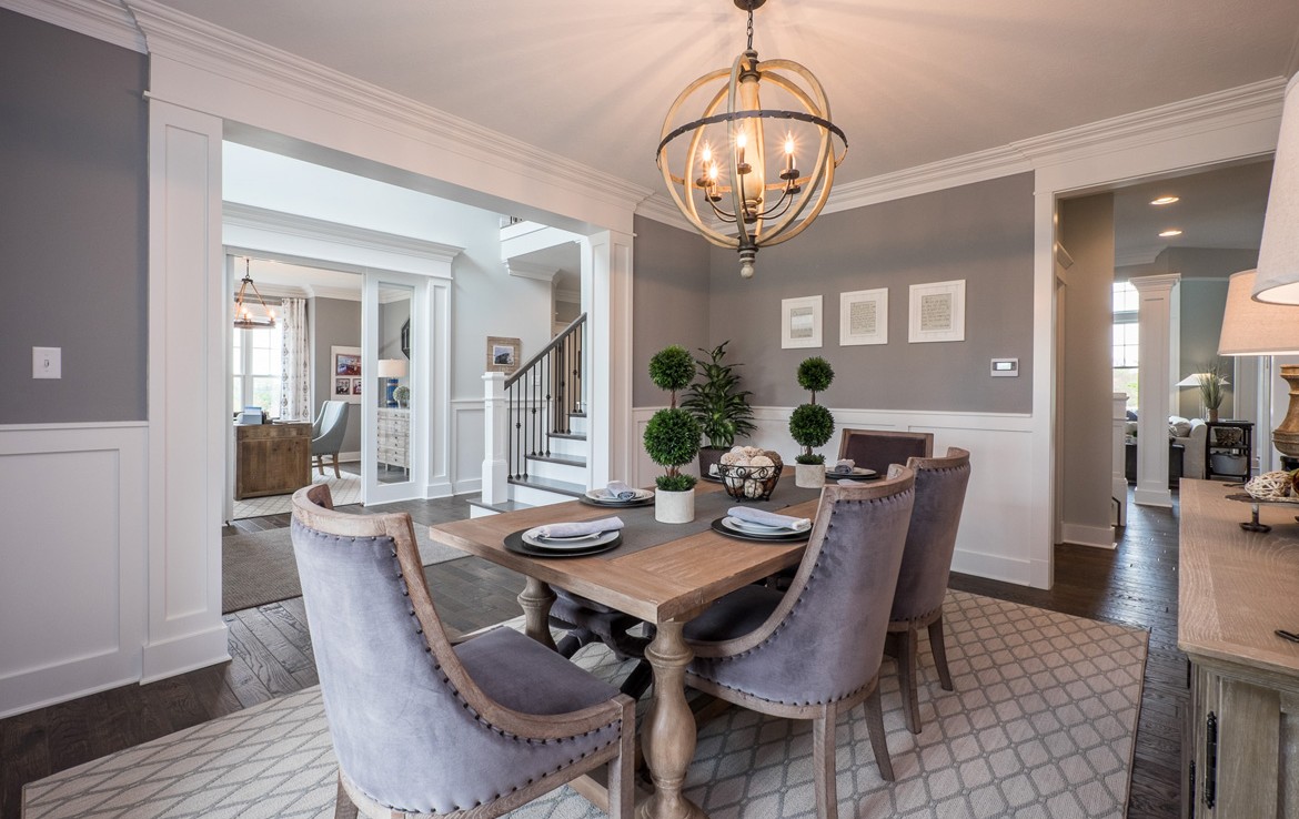 cambridge luxury home dining room – Infinity Custom Homes
