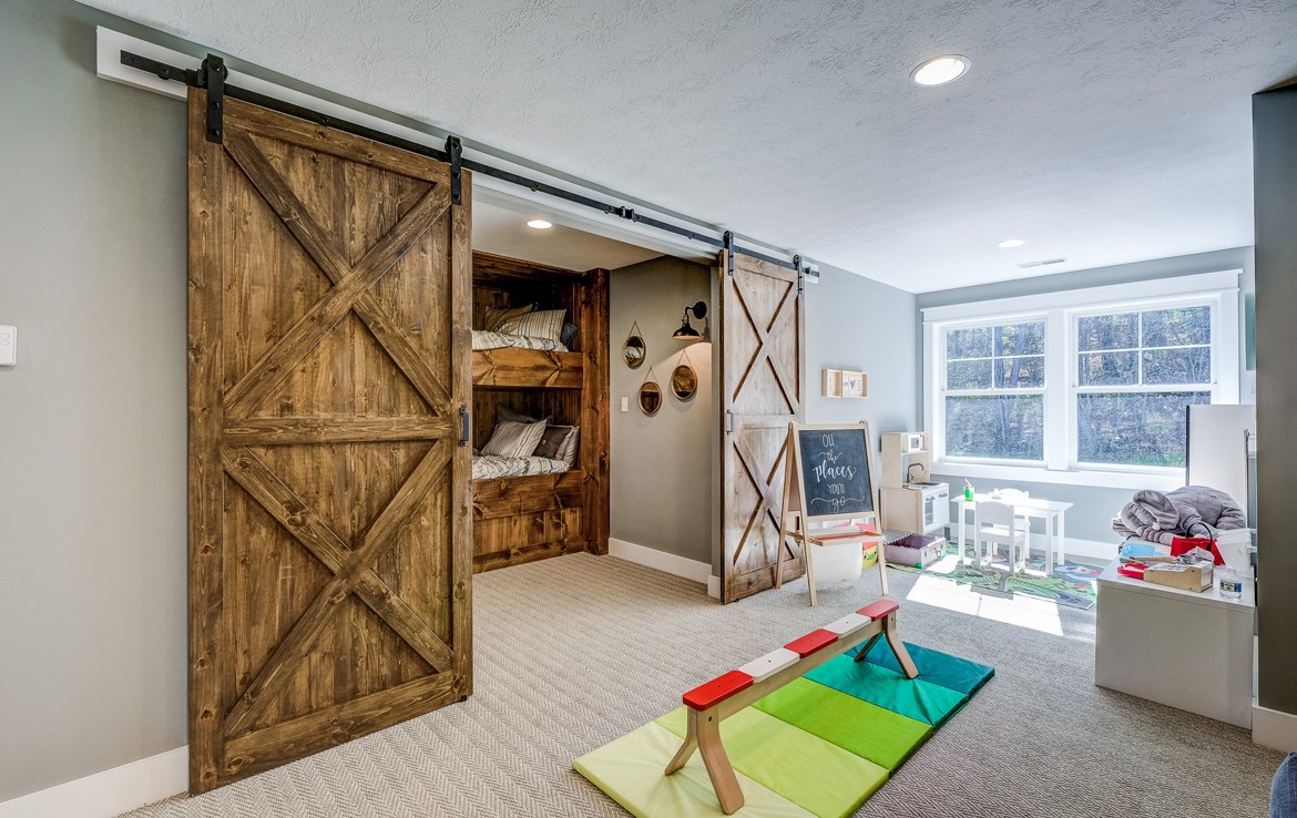 austin luxury home barn doors – Infinity Custom Homes