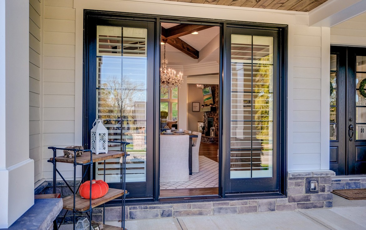austin luxury home patio doors – Infinity Custom Homes