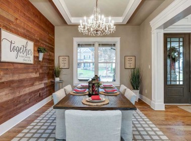 Formal dining room – Austin Forest Edge Model Home