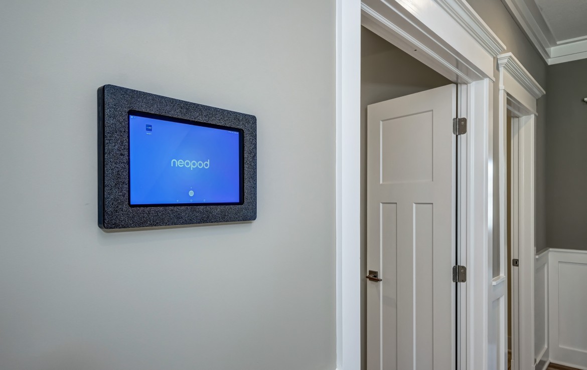 Nantucket Model Home, smart home control – Infinity Custom Homes