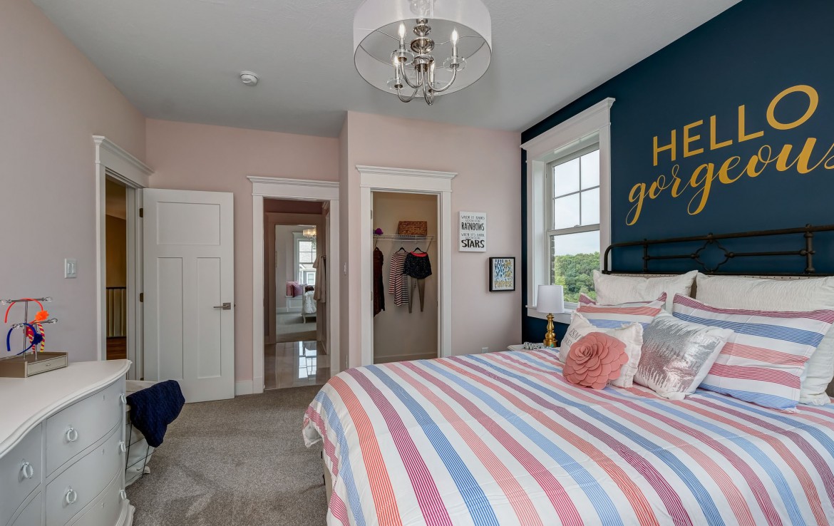 Nantucket Model Home, girl bedroom – Infinity Custom Homes