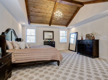 Portland floorplan, luxury single family home in Pittsburgh, PA, master bedroom – Infinity Custom Homes