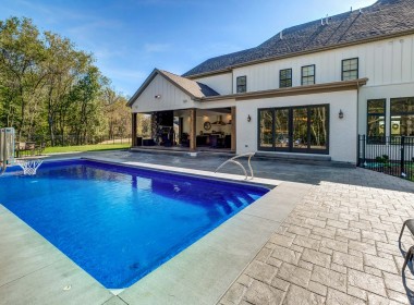 Portland floorplan, luxury single family home in Pittsburgh, PA, pool – Infinity Custom Homes