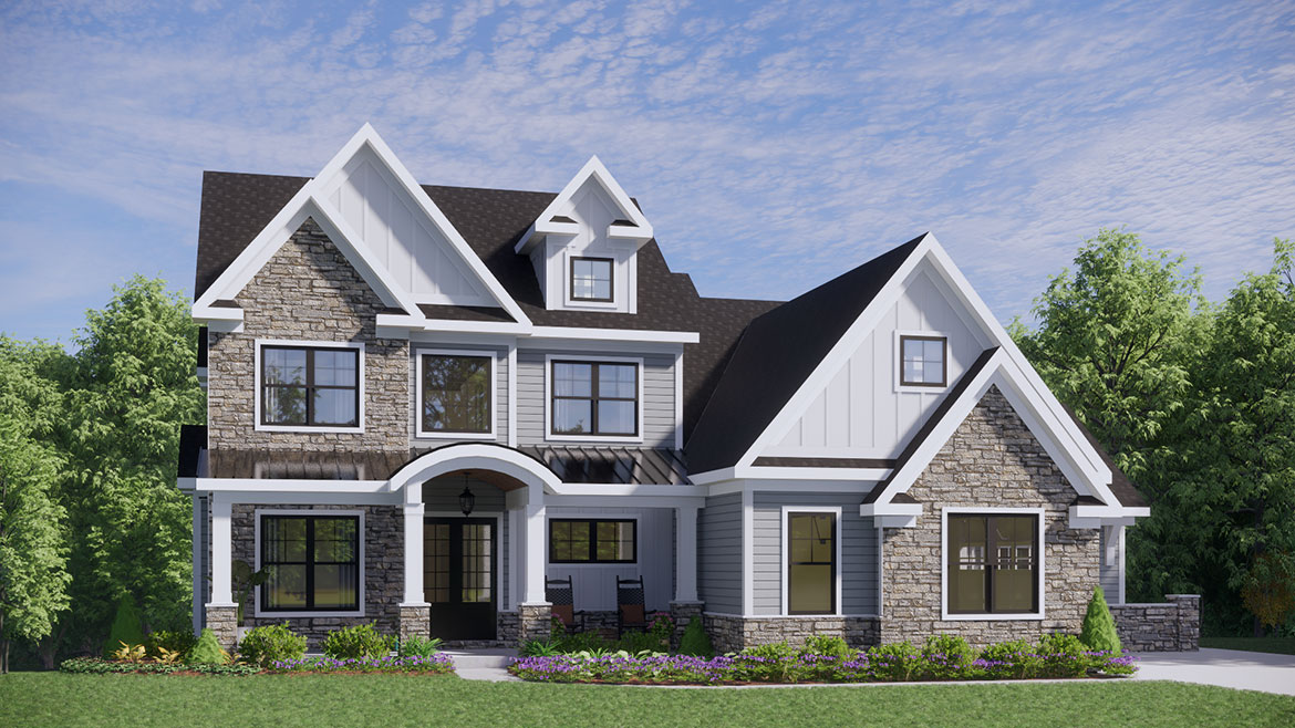 Carolina floorplan, front